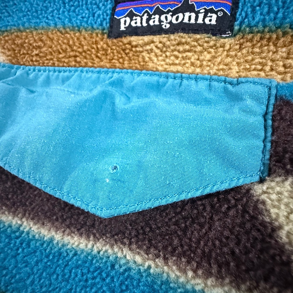 Patagonia Synchilla Snap-T Fleece Pullover Womens Medium Geometric Southwestern - Picture 4 of 8